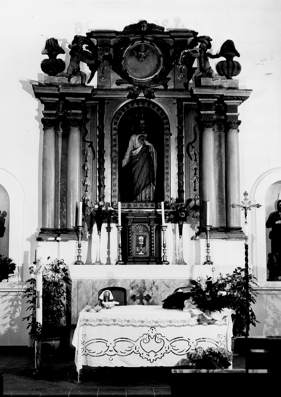 altare maggiore - ambito abruzzese (sec. XVIII)