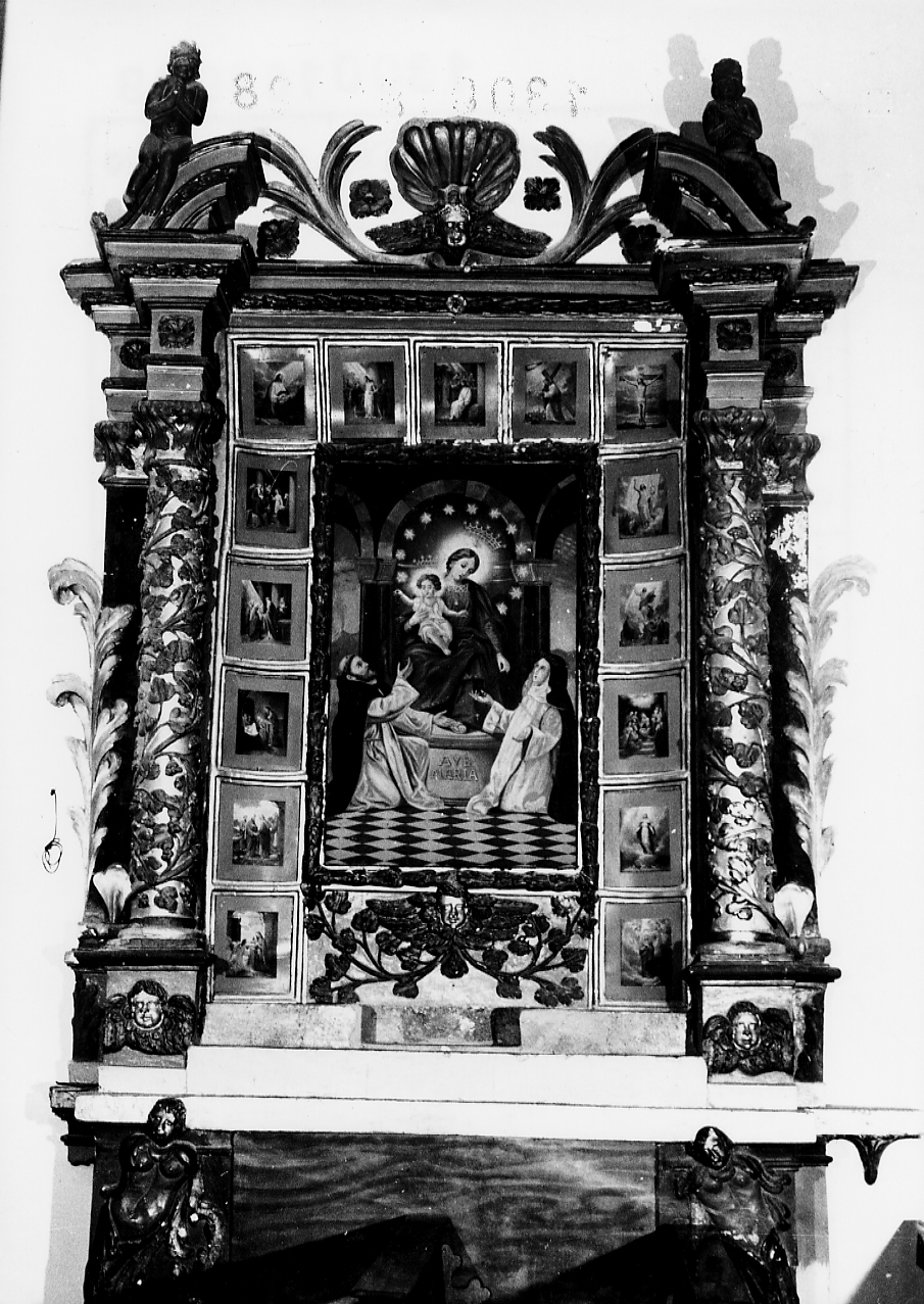 mostra d'altare - ambito abruzzese (prima metà sec. XVIII)