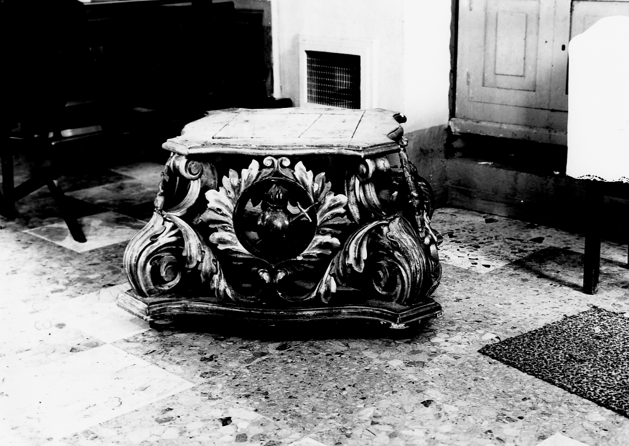 base processionale - ambito Italia centrale (seconda metà sec. XIX)