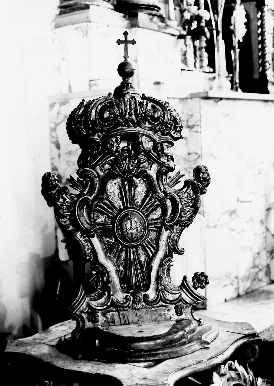 tronetto per esposizione eucaristica - ambito abruzzese (sec. XVIII)