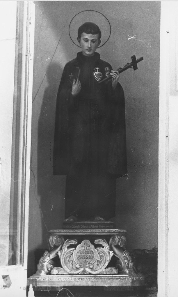 S. Gabriele dell'Addolorata (statua) di Raffaele Orlando, Orlando Gabriele (sec. XX)