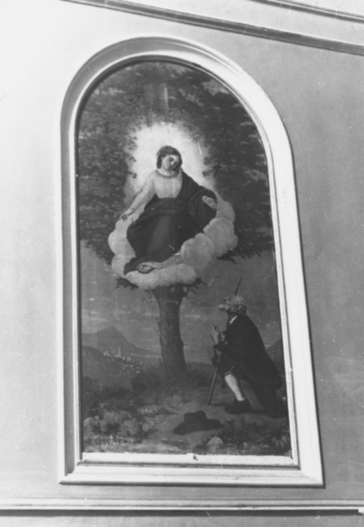Apparizione della Madonna dei Miracoli (dipinto) di Giovine E (sec. XIX)