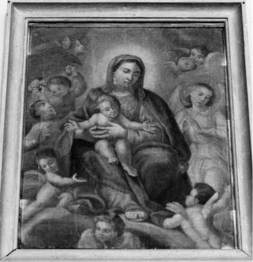 Madonna con Bambino e Angeli (dipinto) - ambito abruzzese (sec. XVIII)