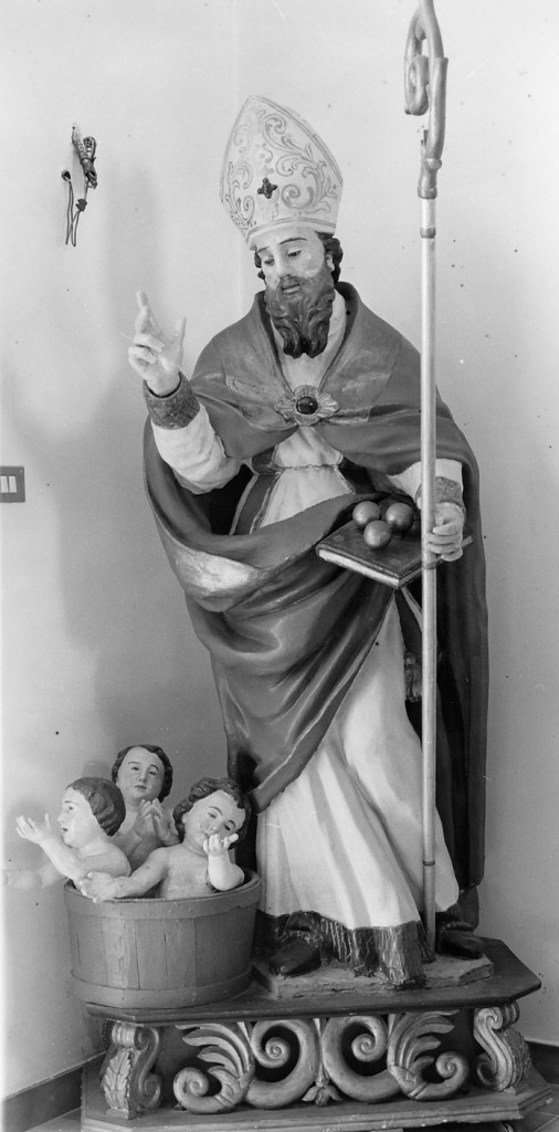 San Nicola (statua) - ambito Italia centrale (sec. XIX)