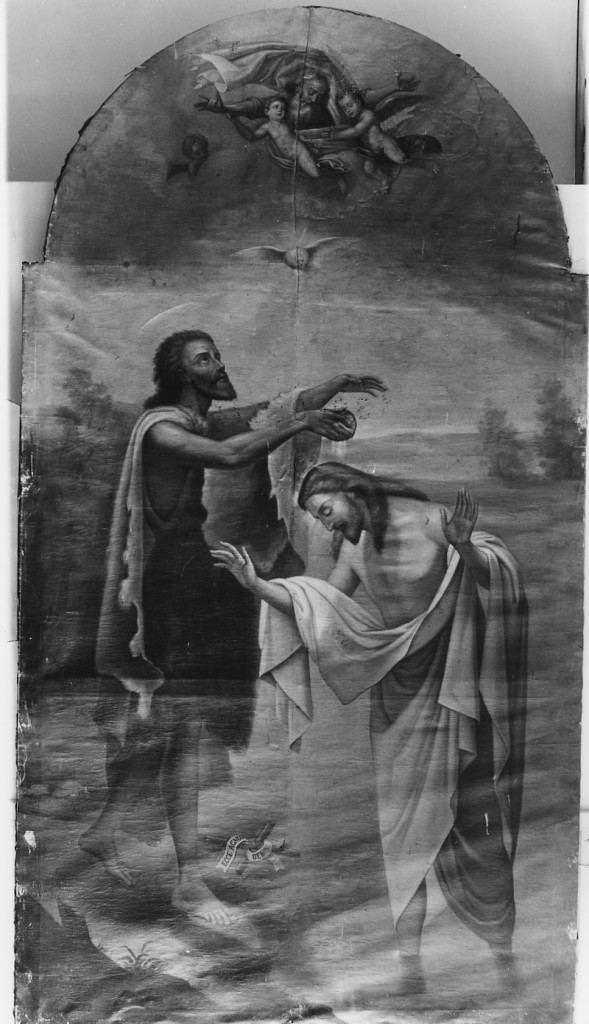 Battesimo di Cristo (dipinto) di Palmerio Ferdinando (sec. XIX)