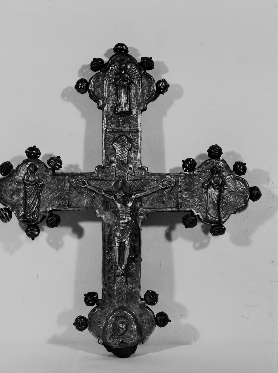 croce processionale - bottega sulmonese (inizio sec. XV)