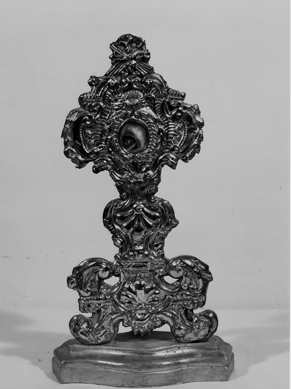 reliquiario - a ostensorio - ambito Italia centrale (sec. XVIII)