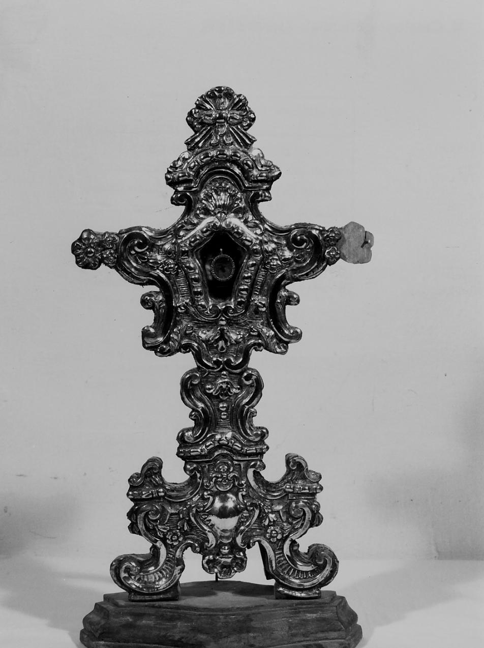 reliquiario - a ostensorio - ambito Italia centrale (sec. XVIII)