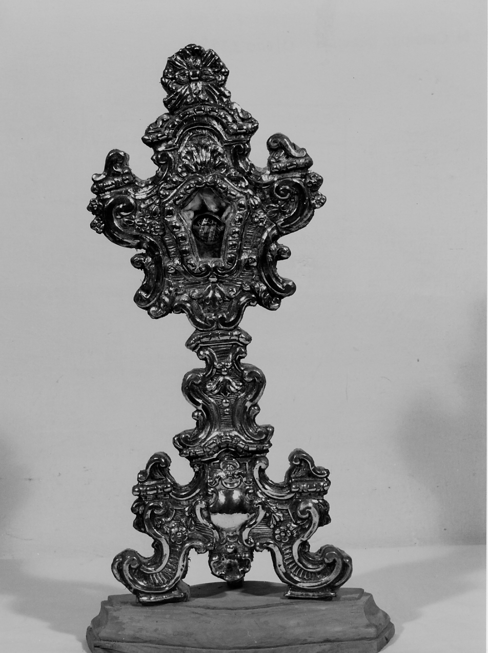 reliquiario - a ostensorio - ambito Italia centrale (sec. XVIII)