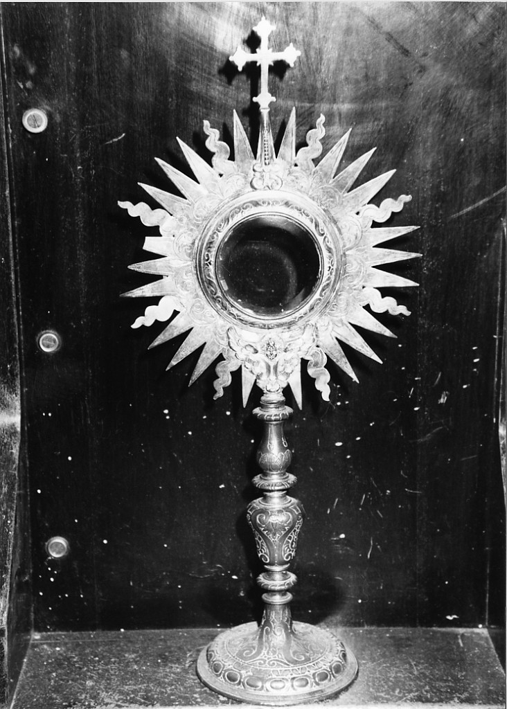 ostensorio - ambito Italia centrale (sec. XIX)