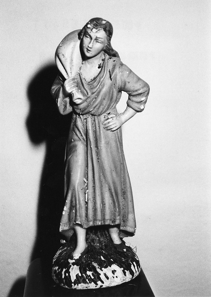 Pastorella (statuetta di presepio) - ambito Italia centrale (prima metà sec. XX)