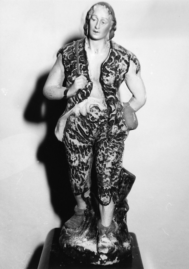 Pastore (statuetta di presepio) - ambito Italia centrale (primo quarto sec. XX)