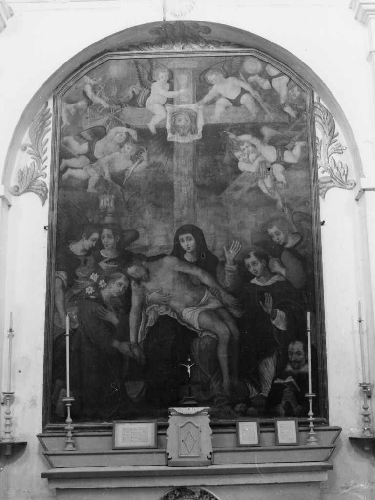 Pieta' (dipinto) di Alessandrini Tommaso (sec. XVII)