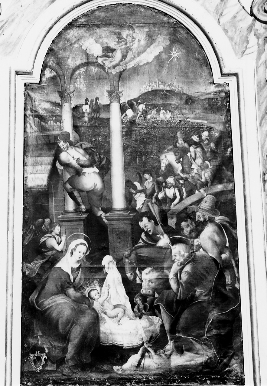 NATIVITA' DI GESU' (dipinto) - ambito abruzzese (sec. XVI)