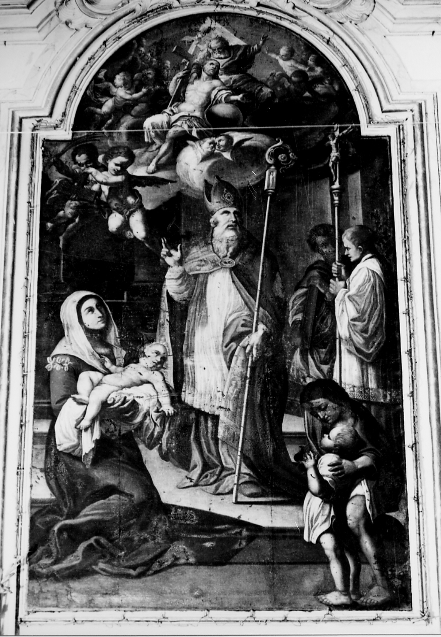 EPISODIO DELLA VITA DI S. BIAGIO, SAN BIAGIO VESCOVO (dipinto) - ambito abruzzese (sec. XVIII)