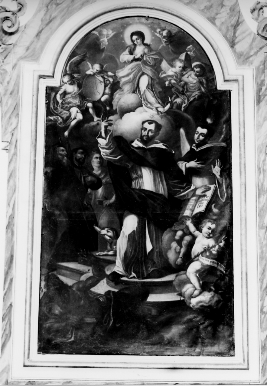 PREDICA DI SAN DOMENICO, SAN DOMENICO (dipinto) - ambito abruzzese (sec. XVIII)