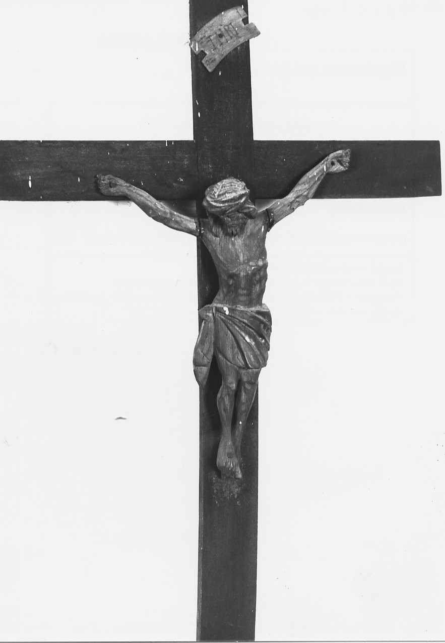 CRISTO CROCIFISSO (scultura) - bottega abruzzese (sec. XIX)