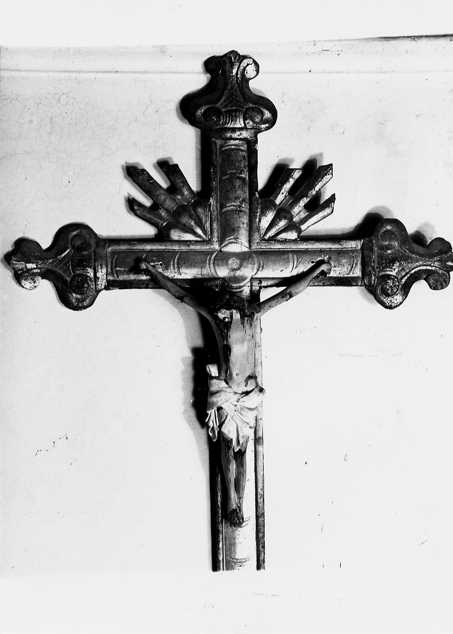 CRISTO CROCIFISSO (scultura, opera isolata) - bottega abruzzese (sec. XVIII)