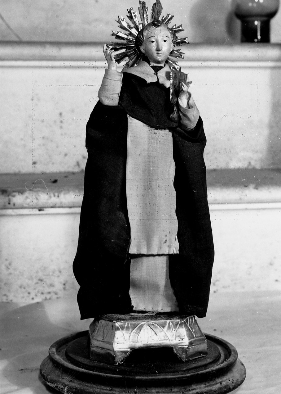 SAN VINCENZO FERRER (statuetta, opera isolata) - ambito abruzzese (sec. XIX)