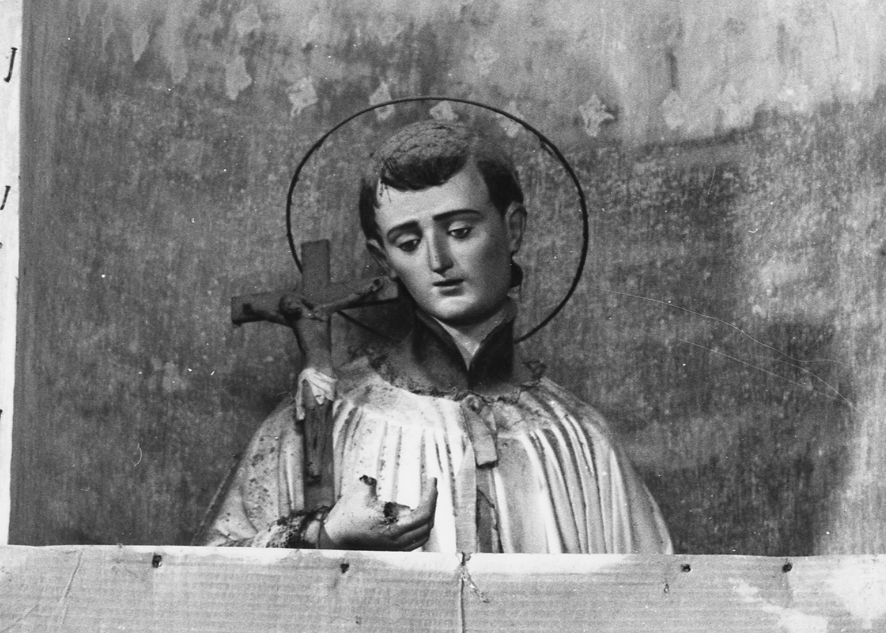 SAN LUIGI GONZAGA (statua, opera isolata) - bottega abruzzese (prima metà sec. XX)