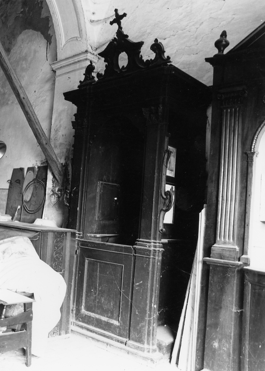 confessionale, opera isolata - ambito abruzzese (sec. XIX)