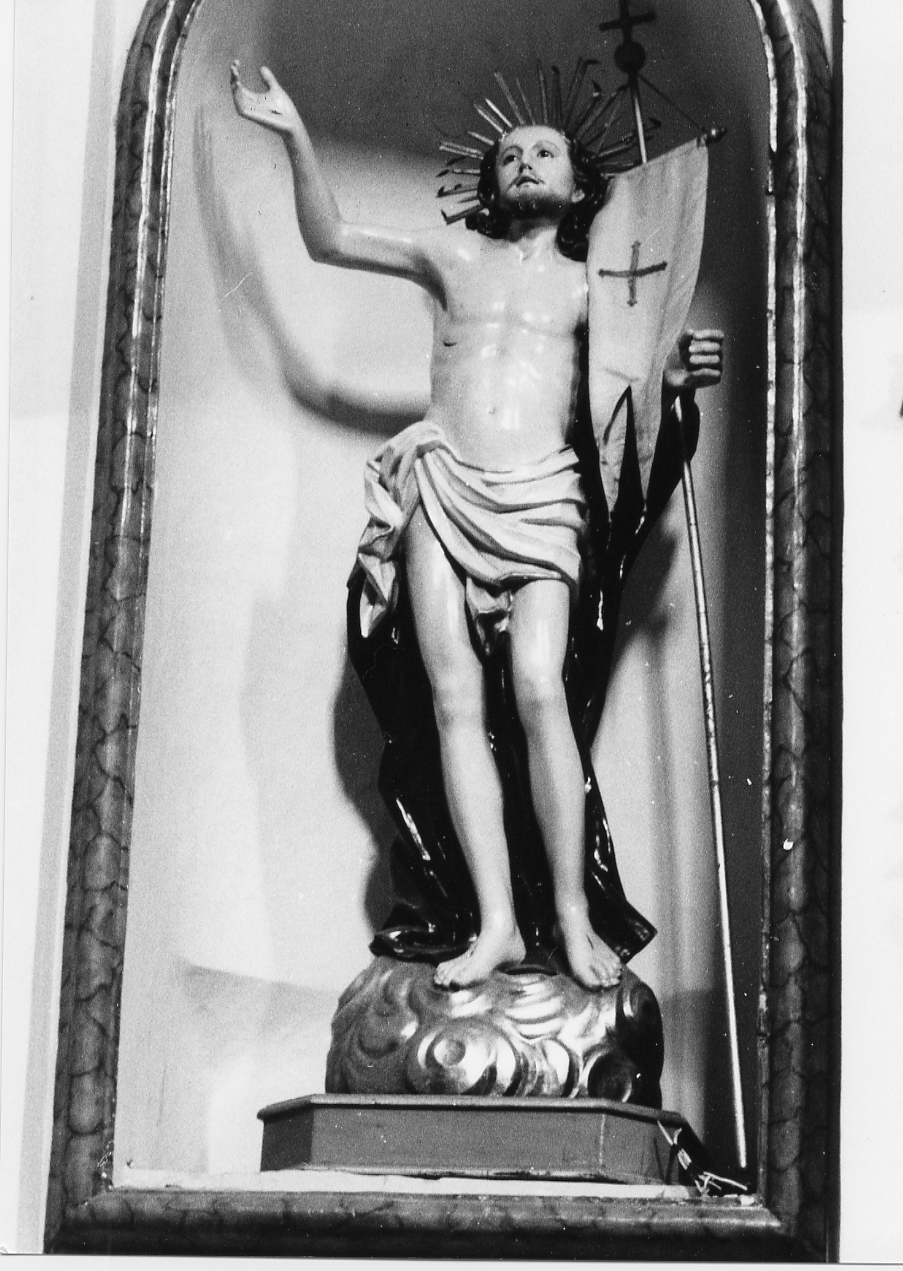 CRISTO SALVATORE (scultura, opera isolata) - ambito abruzzese (sec. XIX)