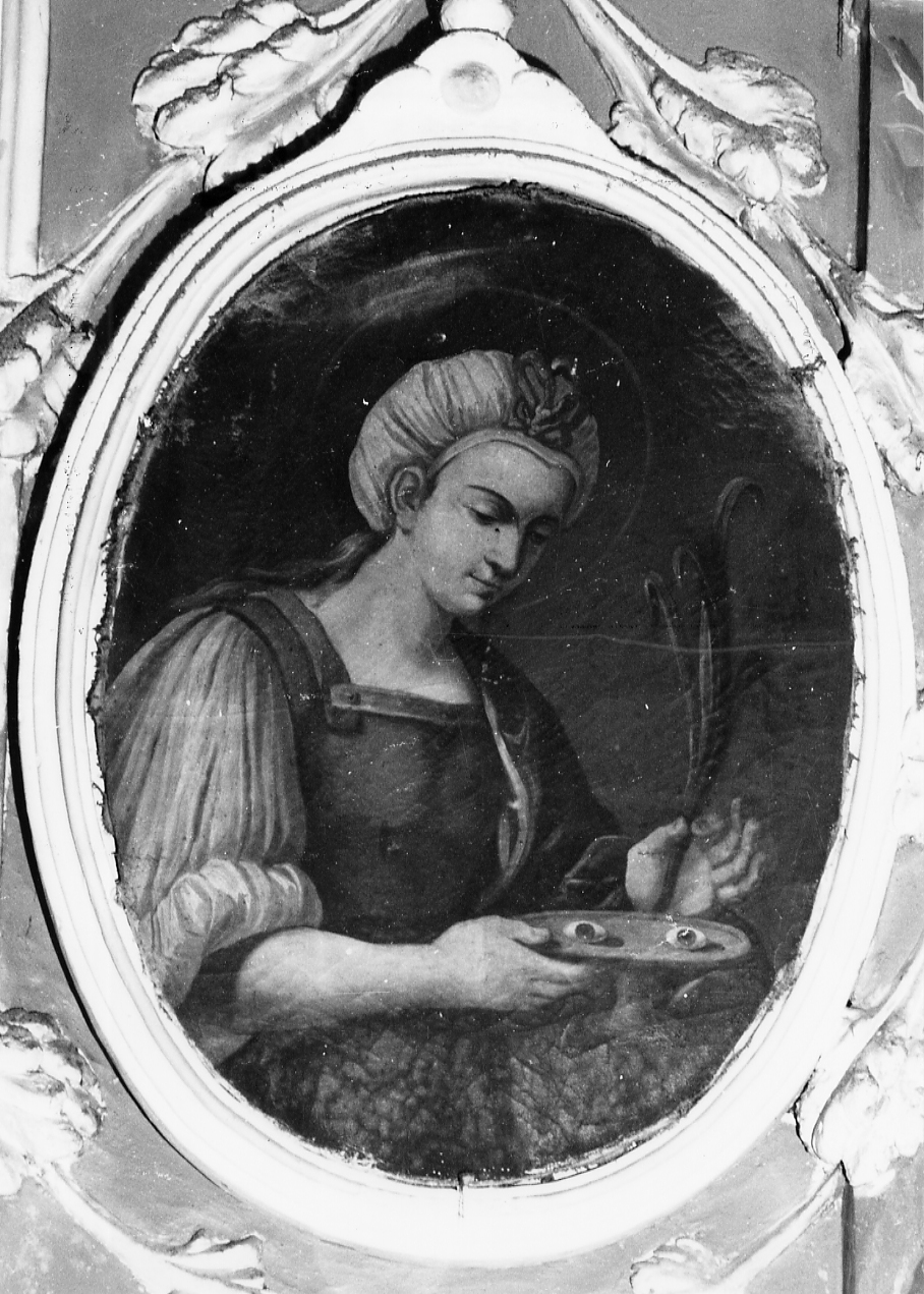 SANTA LUCIA MARTIRE (dipinto, opera isolata) - ambito abruzzese (sec. XVIII)