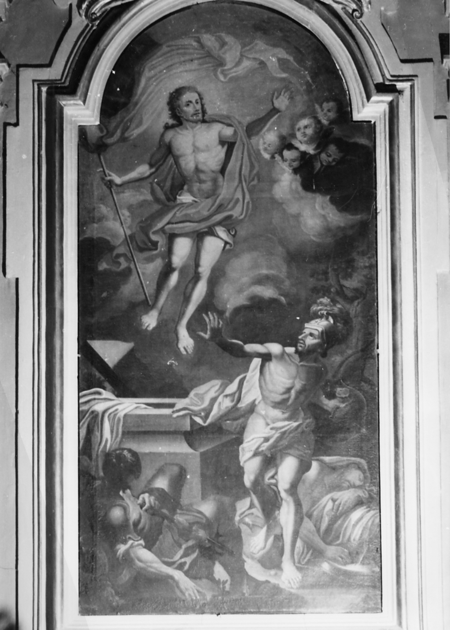 RESURREZIONE DI CRISTO (dipinto, opera isolata) - ambito abruzzese (sec. XVIII)