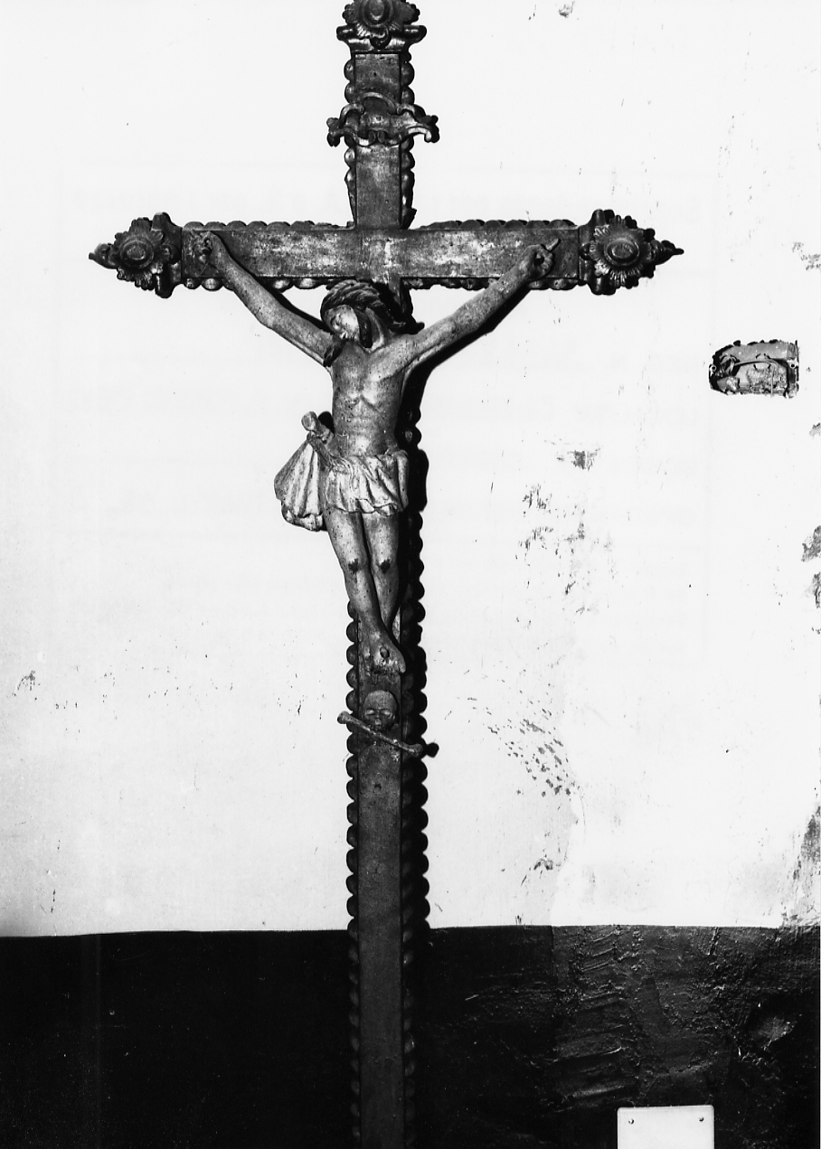 CRISTO CROCIFISSO (scultura, elemento d'insieme) - produzione abruzzese (sec. XVIII)