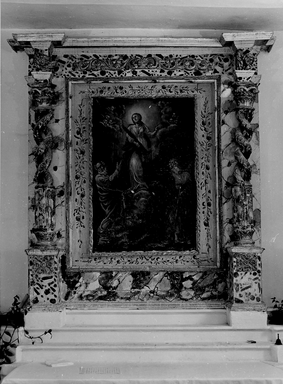 altare - ambito abruzzese (sec. XVII)