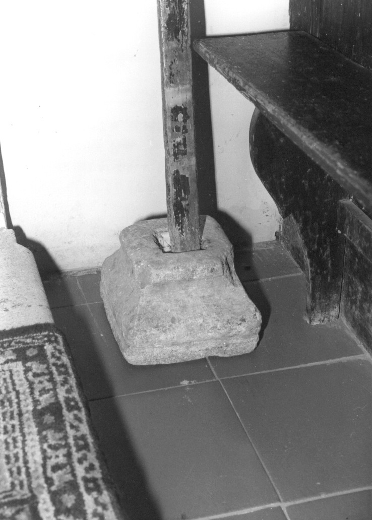 base per croce - bottega abruzzese (sec. XVIII)