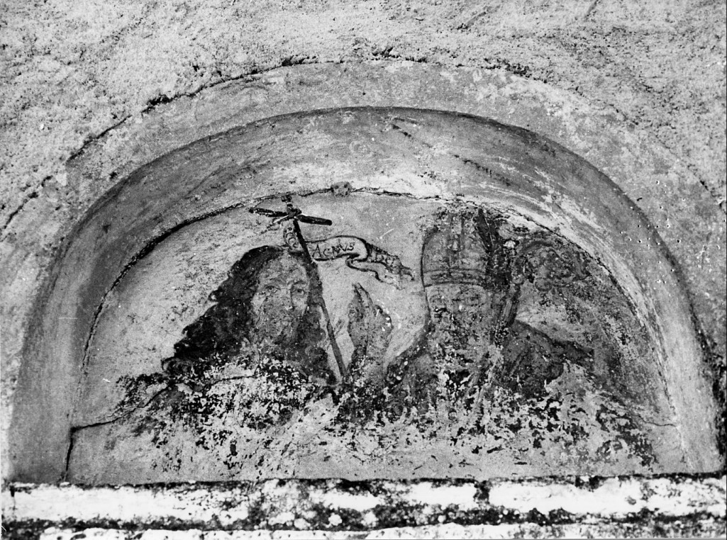 SAN GIOVANNI BATTISTA E SAN DEODATO (dipinto) - ambito abruzzese (sec. XIV)
