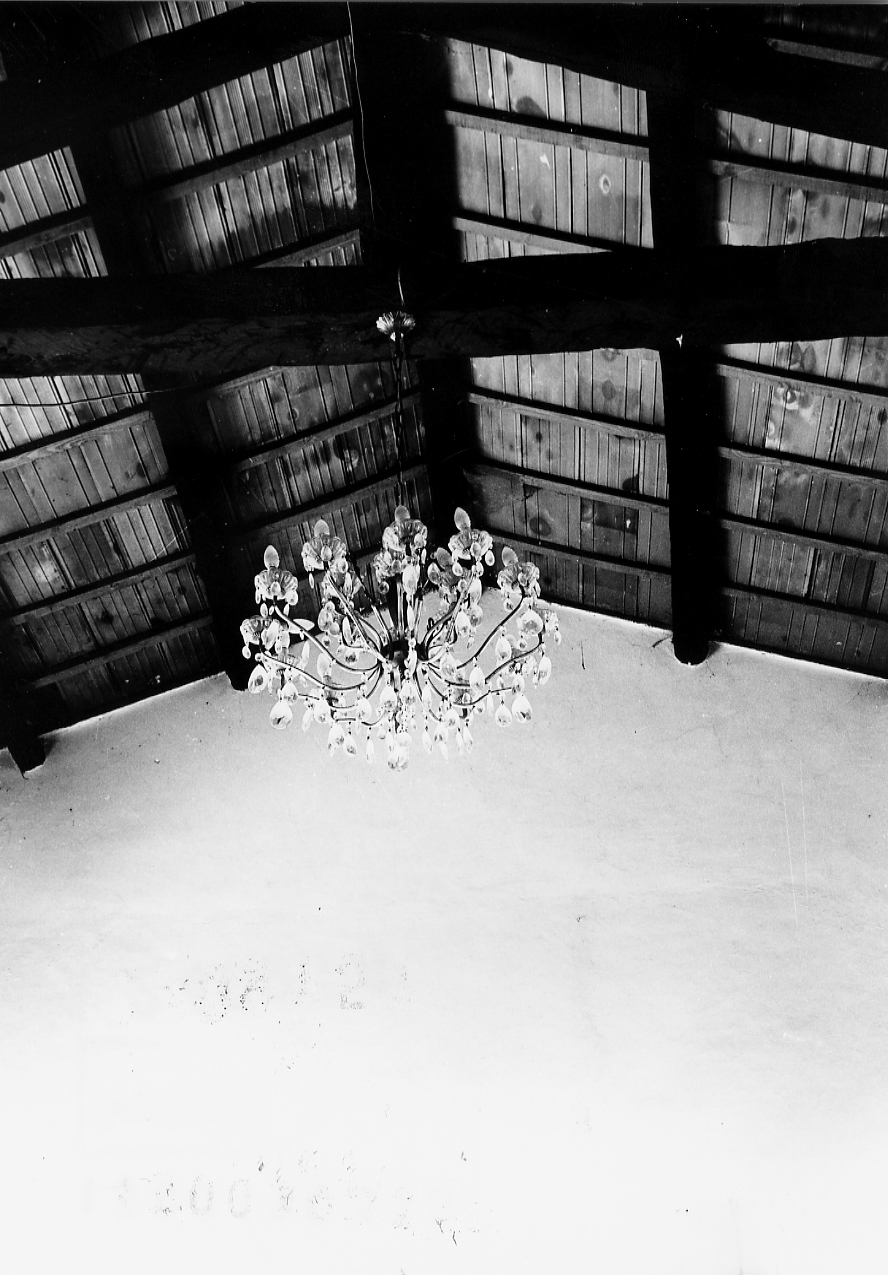 lampadario - a bracci - ambito abruzzese (seconda metà sec. XIX)