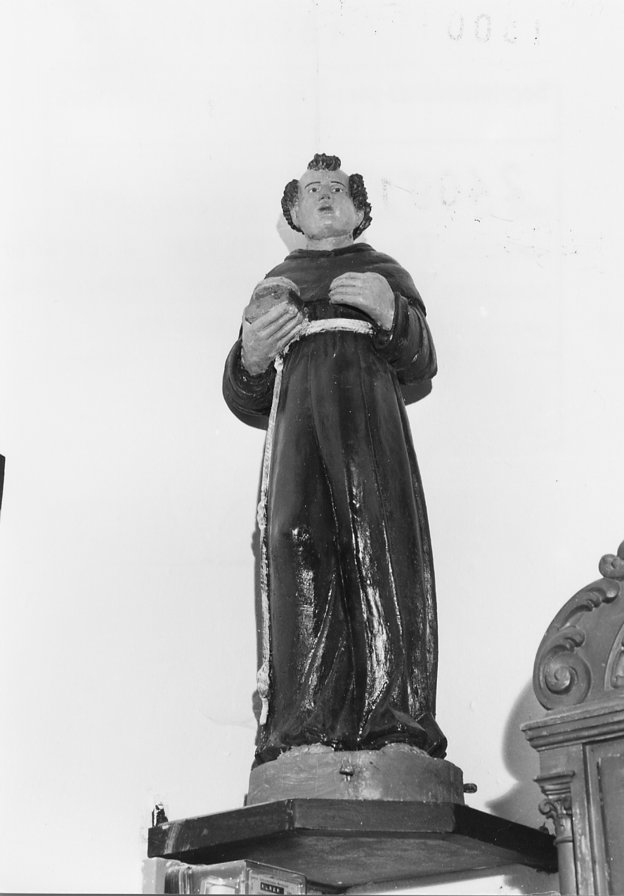 SANTO FRANCESCANO (scultura) - ambito abruzzese (sec. XVII)