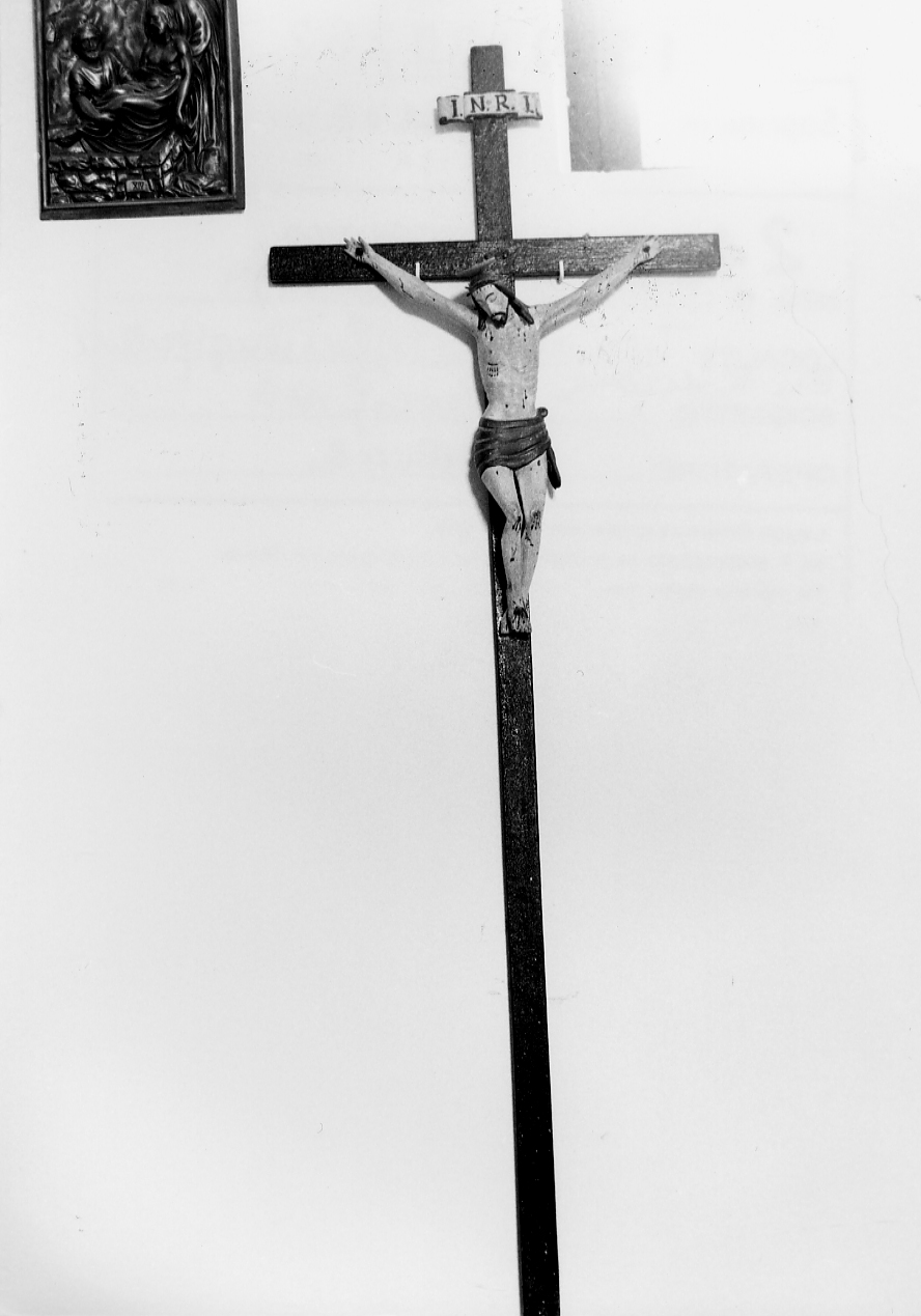 CRISTO Cristo crocifisso (scultura) - ambito abruzzese (prima metà sec. XVIII)