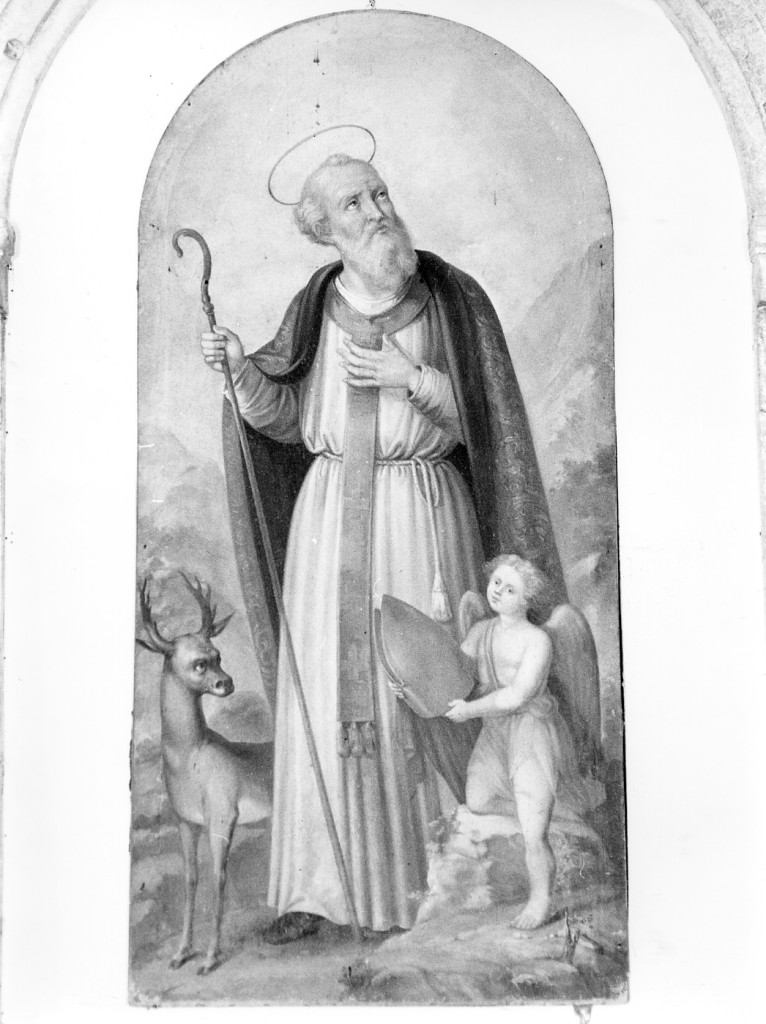 SANT'EGIDIO (pala d'altare) di Giannantonj Luigi (seconda metà sec. XIX)