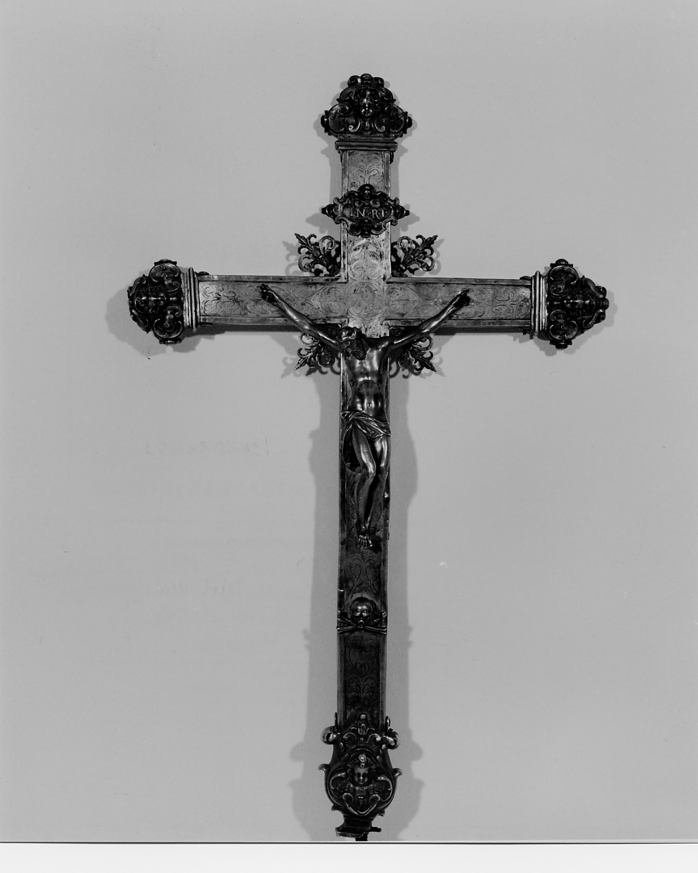 croce processionale - ambito napoletano (sec. XVII)