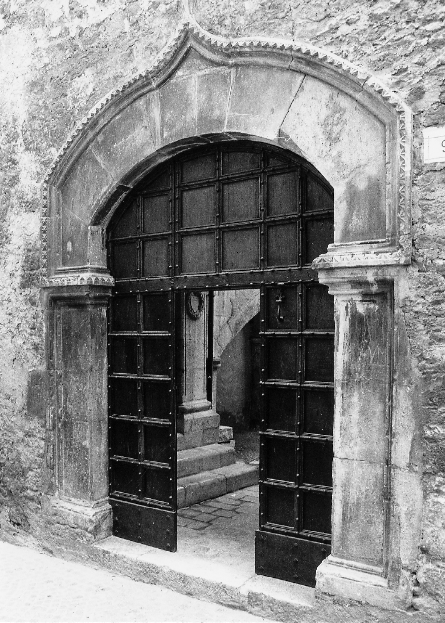 portale, opera isolata - ambito abruzzese (sec. XV)