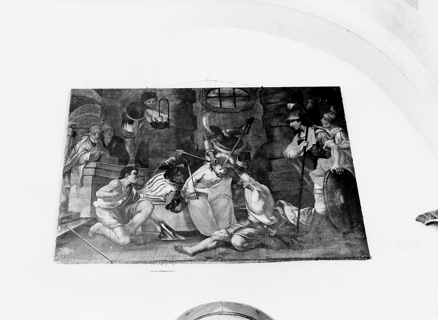 FLAGELLAZIONE DI CRISTO (dipinto) - ambito Italia centrale (sec. XVII)