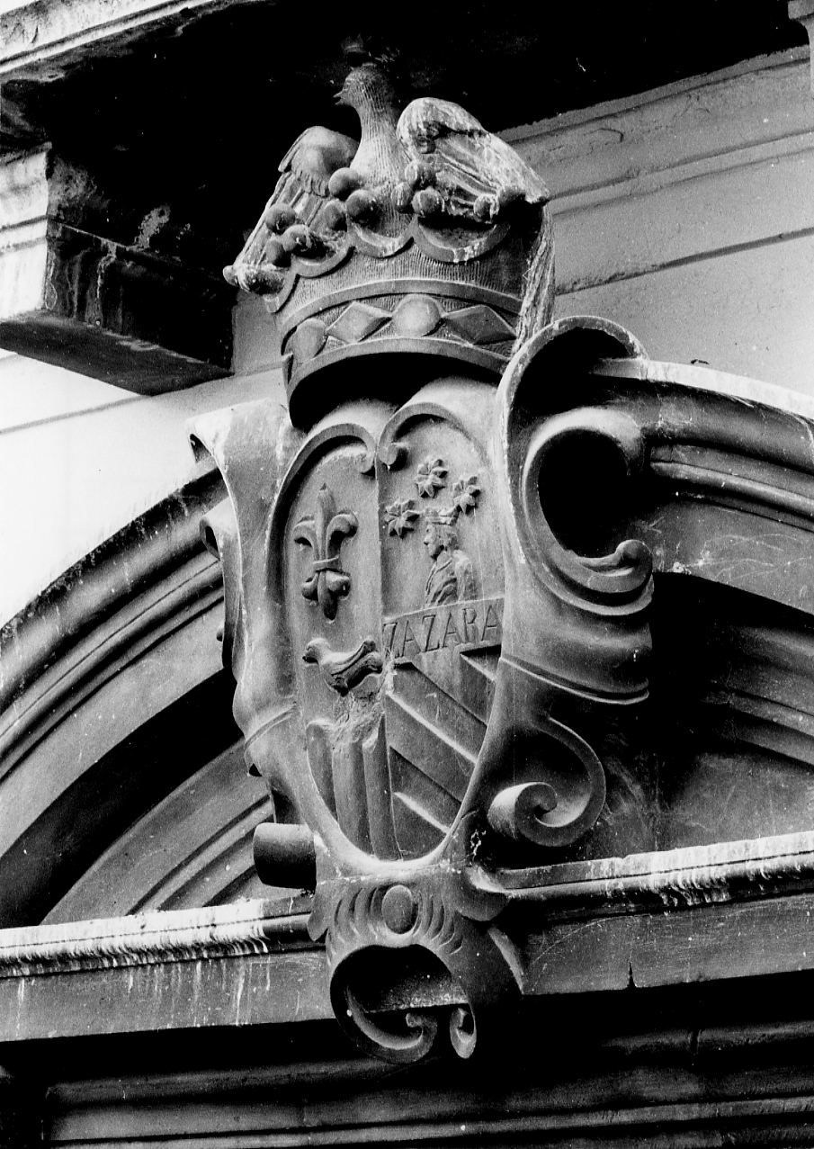 STEMMA GENTILIZIO (rilievo, opera isolata) - ambito abruzzese (sec. XVII)