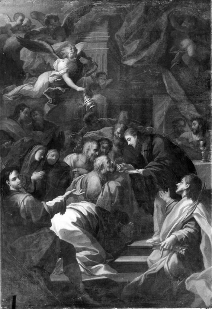 EUCARESTIA (dipinto) - ambito abruzzese (seconda metà sec. XVII)