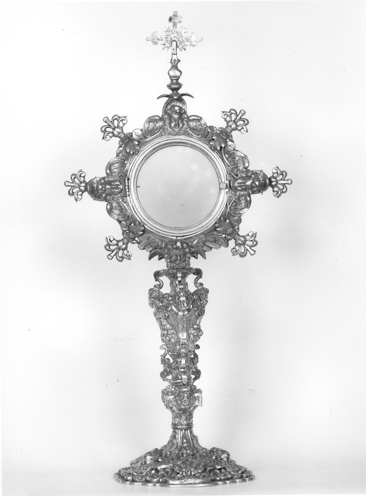 ostensorio - ambito napoletano (sec. XVIII)