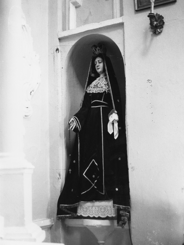 Madonna Addolorata (statua vestita) - ambito calabrese (inizio sec. XX)