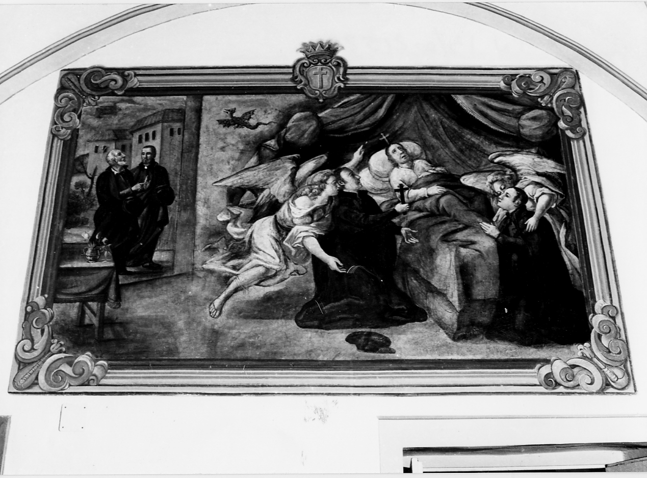 EPISODIO DELLA VITA DI SAN CAMILLO DE' LELLIS (dipinto, serie) - ambito abruzzese (sec. XVII)