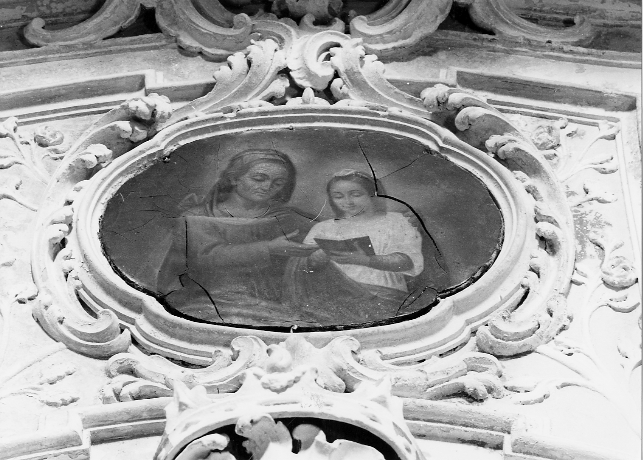 EDUCAZIONE DI MARIA VERGINE (dipinto) - ambito abruzzese (seconda metà sec. XVIII)