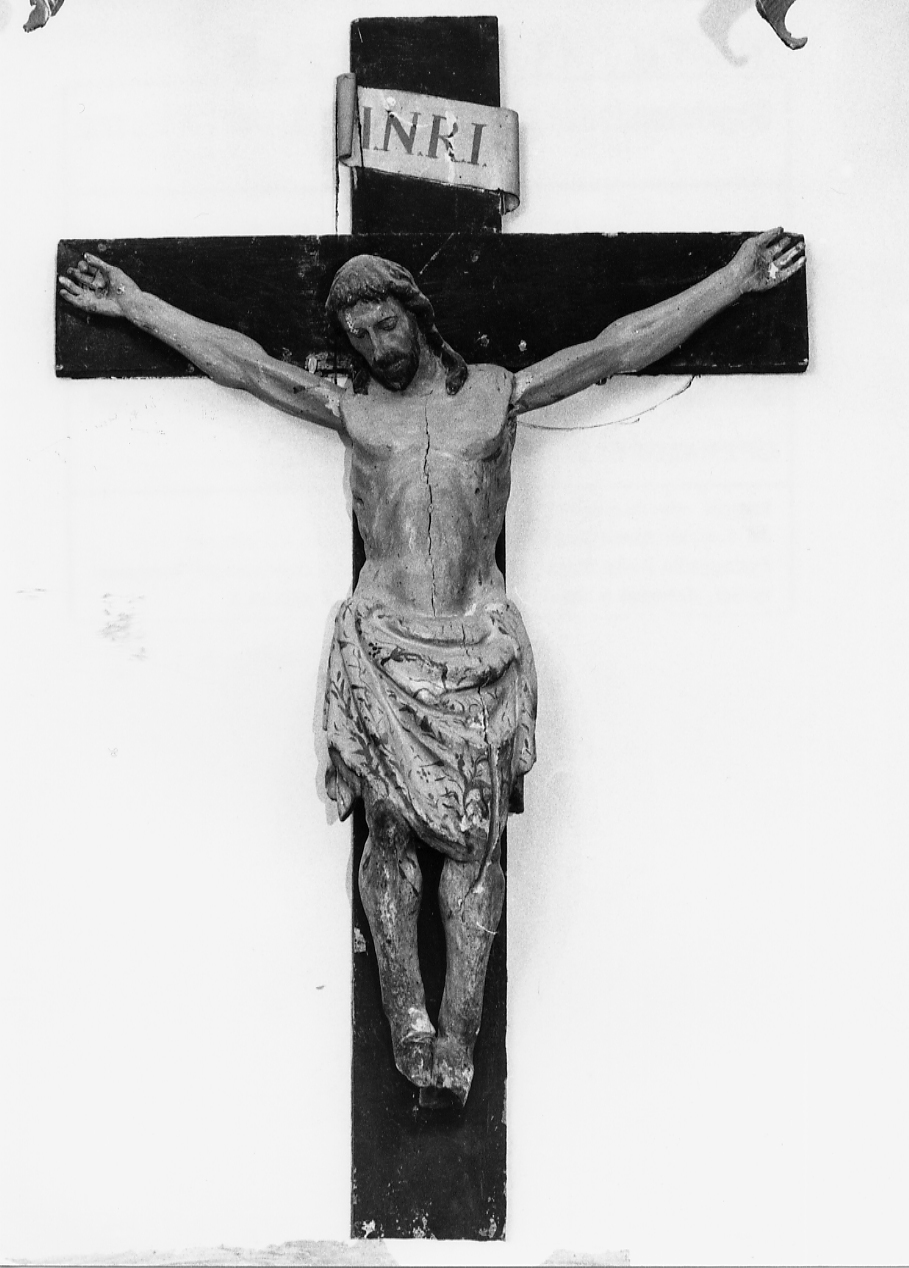 CRISTO CROCIFISSO (scultura) - ambito abruzzese (sec. XVI)