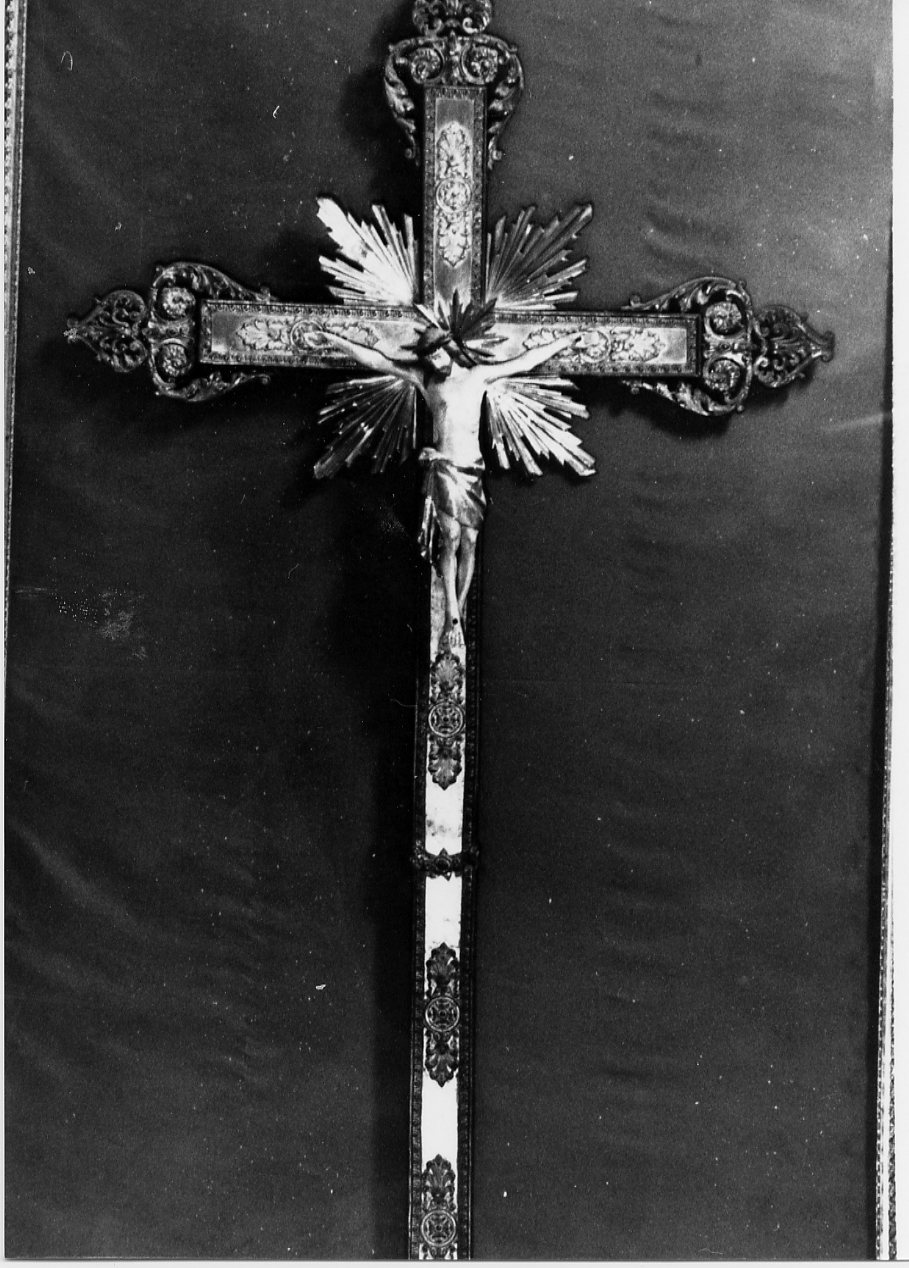 CRISTO CROCIFISSO (croce processionale) - ambito abruzzese (seconda metà sec. XVIII)