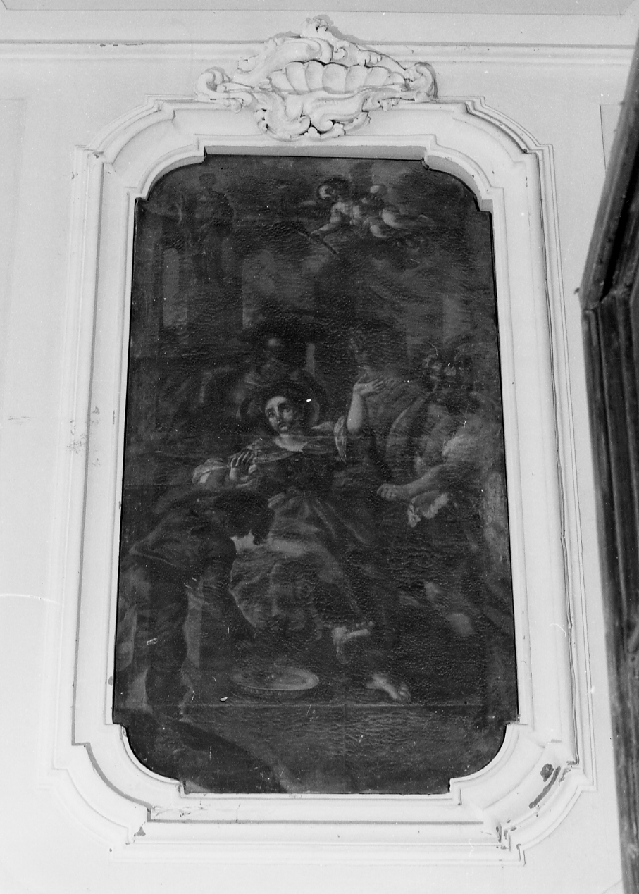 MARTIRIO DI SANT'APOLLONIA (dipinto) - ambito abruzzese (seconda metà sec. XVIII)