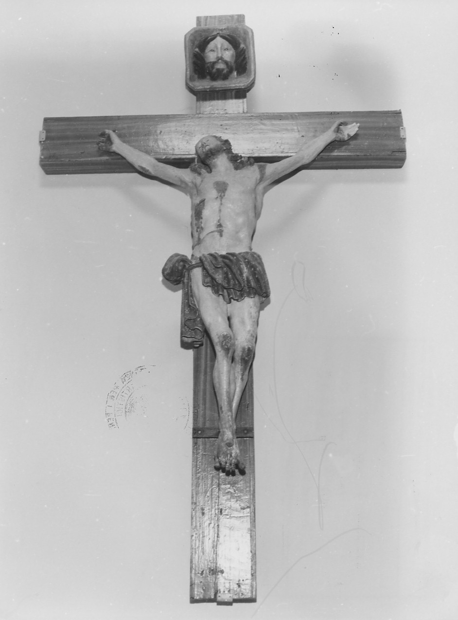 CRISTO CROCIFISSO (scultura) di Pellicciotti Gioacchino (sec. XIX)