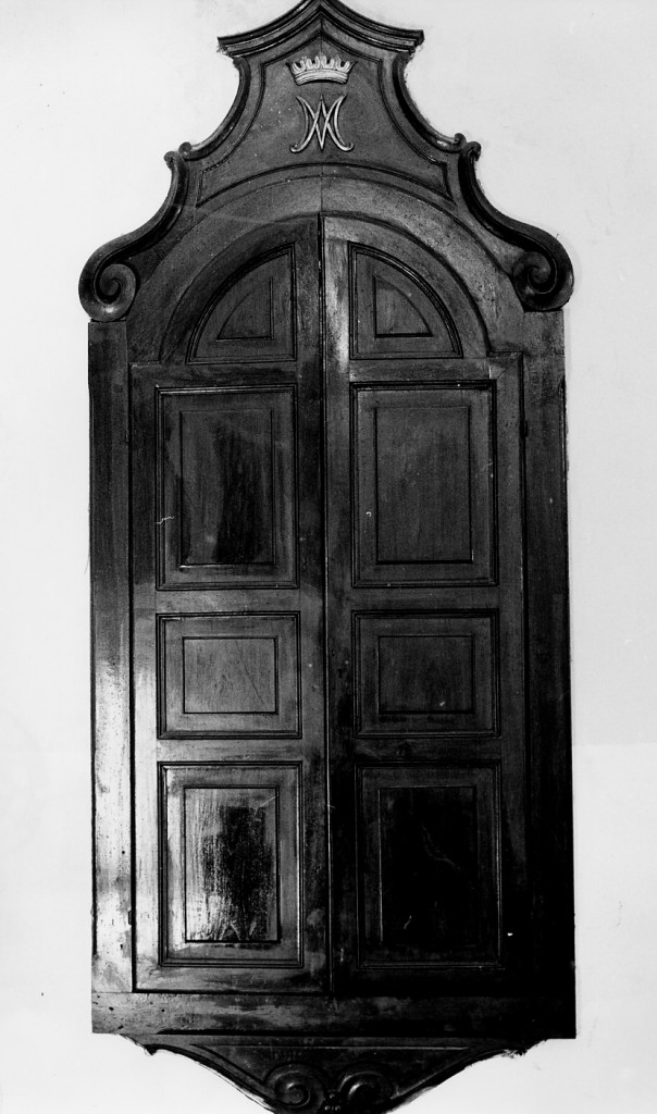 armadio - a muro - bottega abruzzese (sec. XVIII)